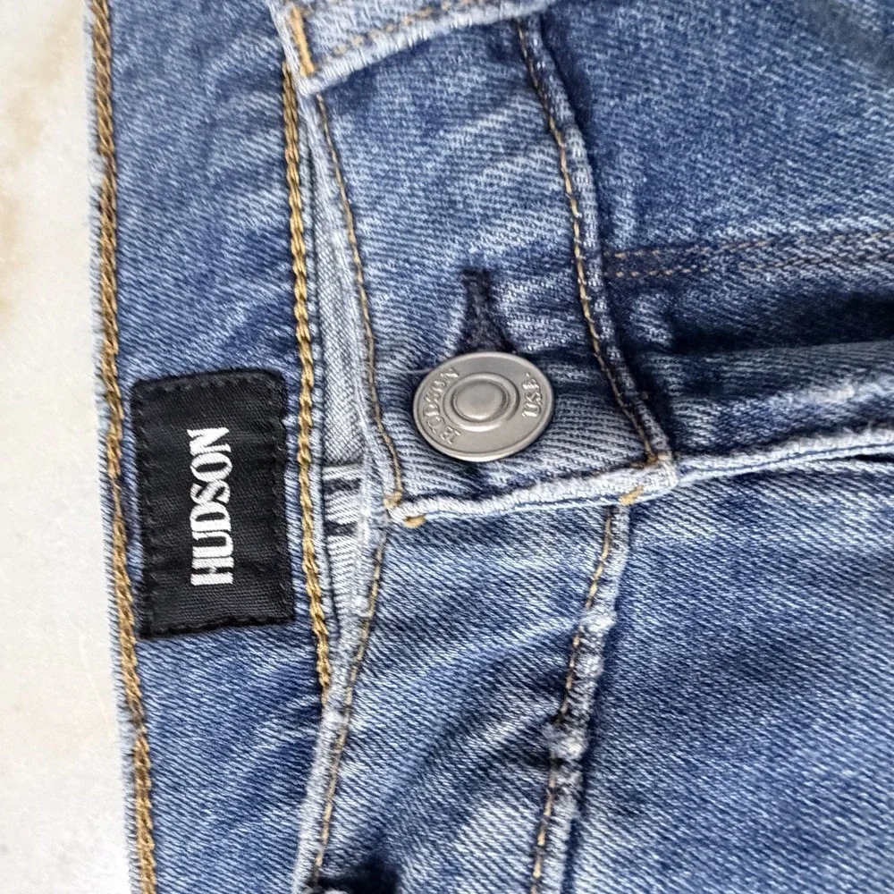 Hudson Zoeey Women Denim Jeans Sz 29 High Rise Straight Stretch